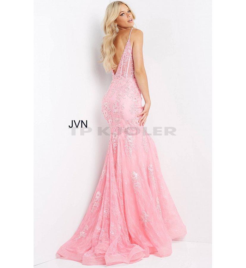 Jovani mermaid kjole med blonde JVN06475 - JOVANI 2022 - tp